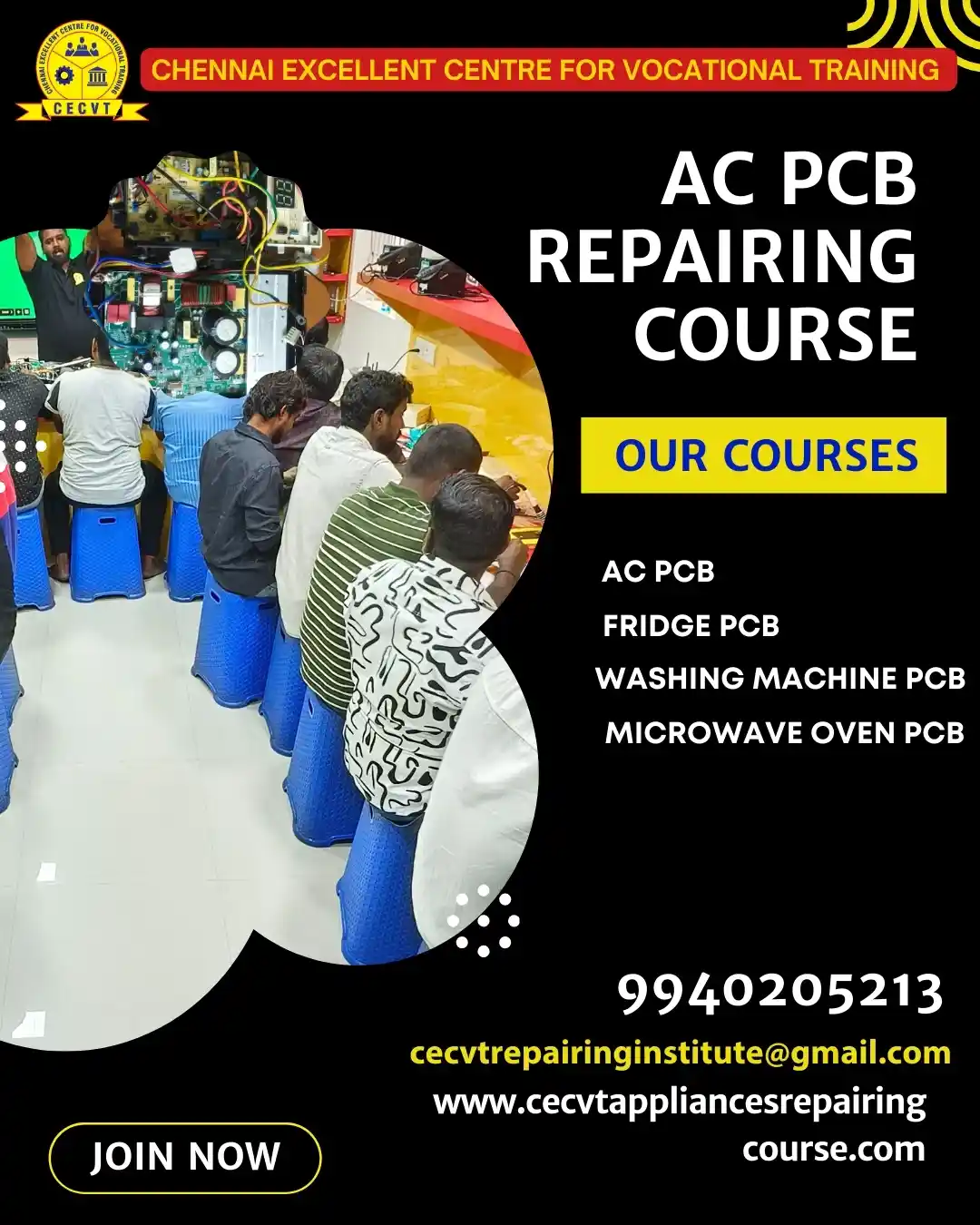 AC PCB Board Mechanic Course in darjeeling West Bengal