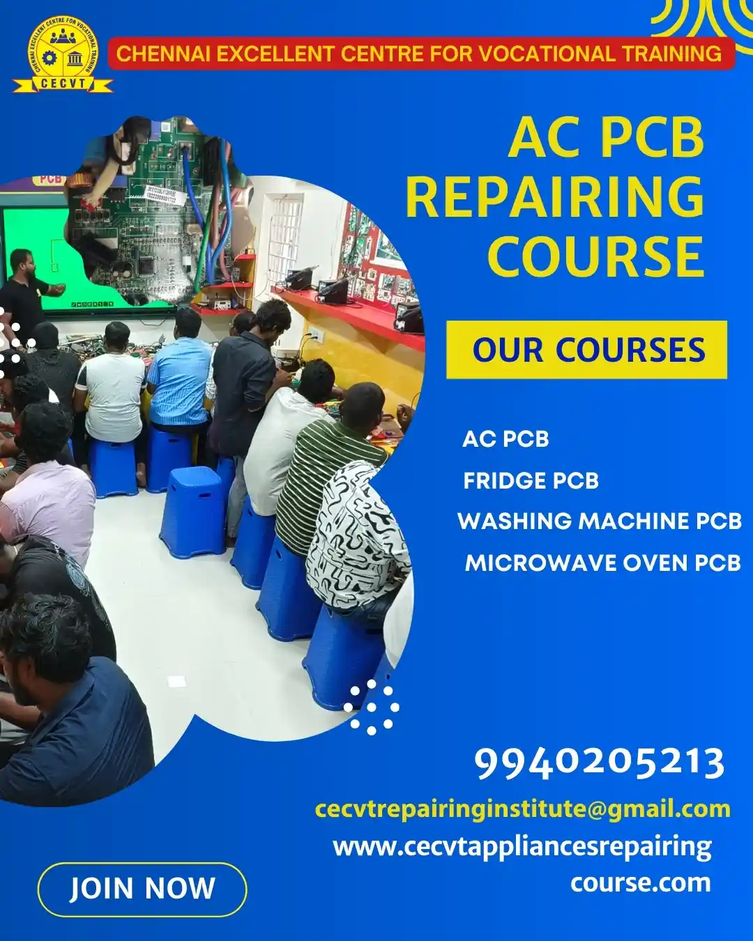 AC PCB Board Mechanic Course in Hooghly West Bengal