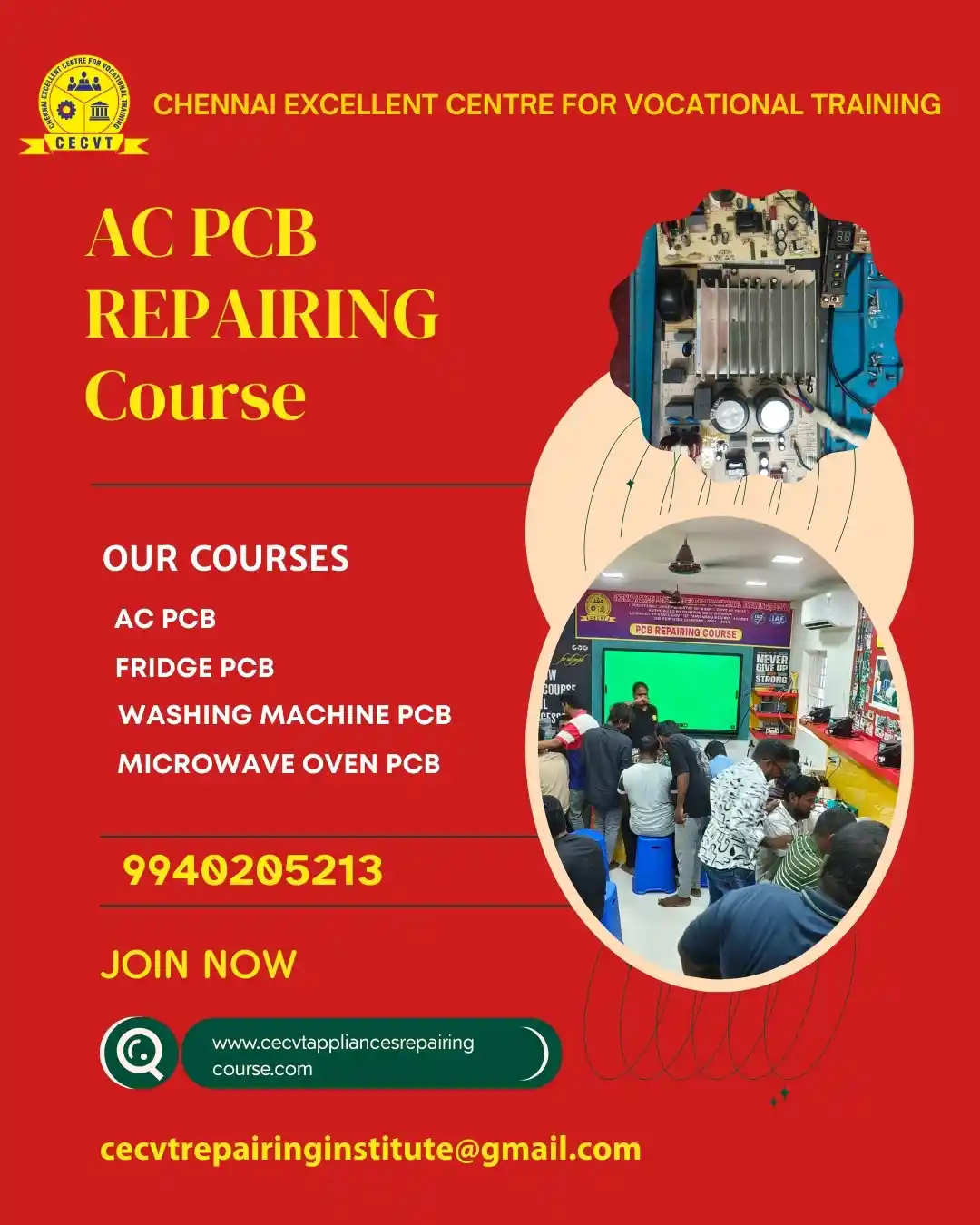 AC PCB Board Mechanic Course in Jalpaiguri West Bengal