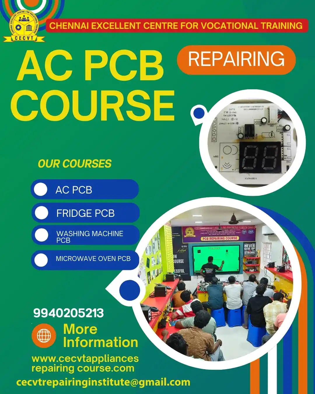 AC PCB Board Mechanic Course in Kalimpong West Bengal