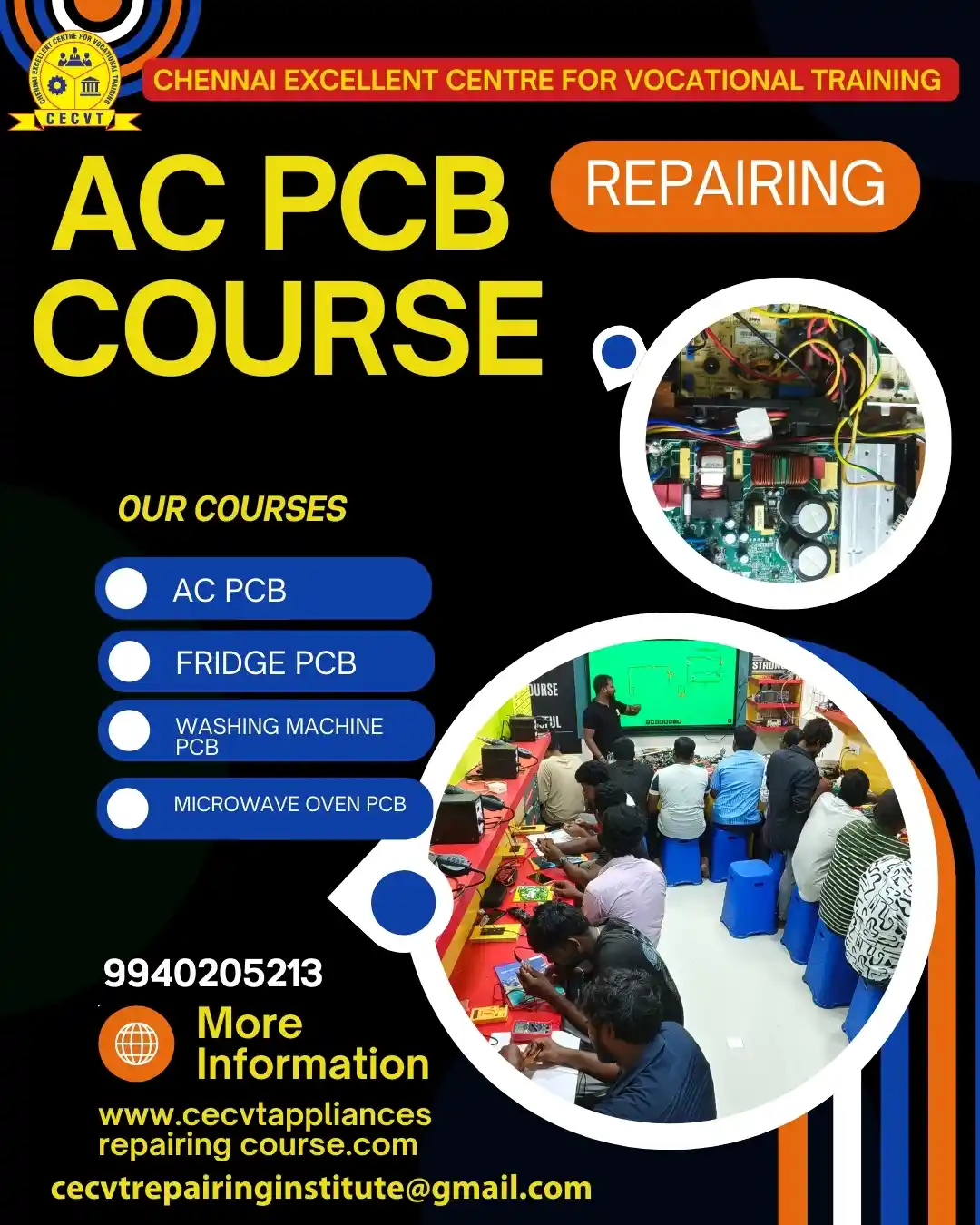 AC PCB Board Mechanic Course in Kalimpong West Bengal
