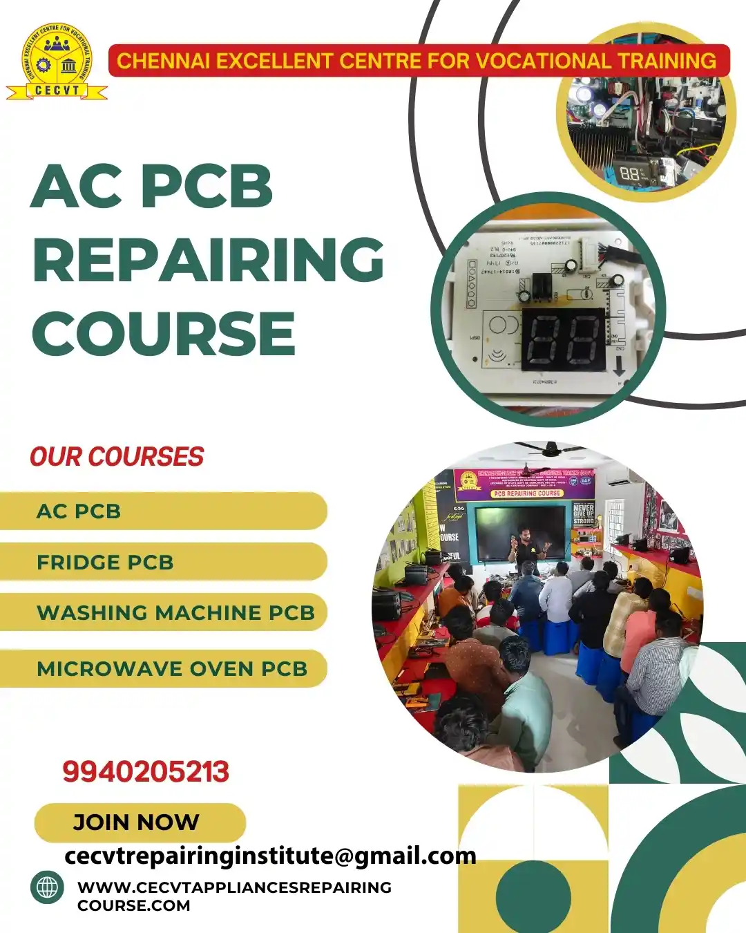 AC PCB Board Mechanic Course in Kalimpong West Bengal