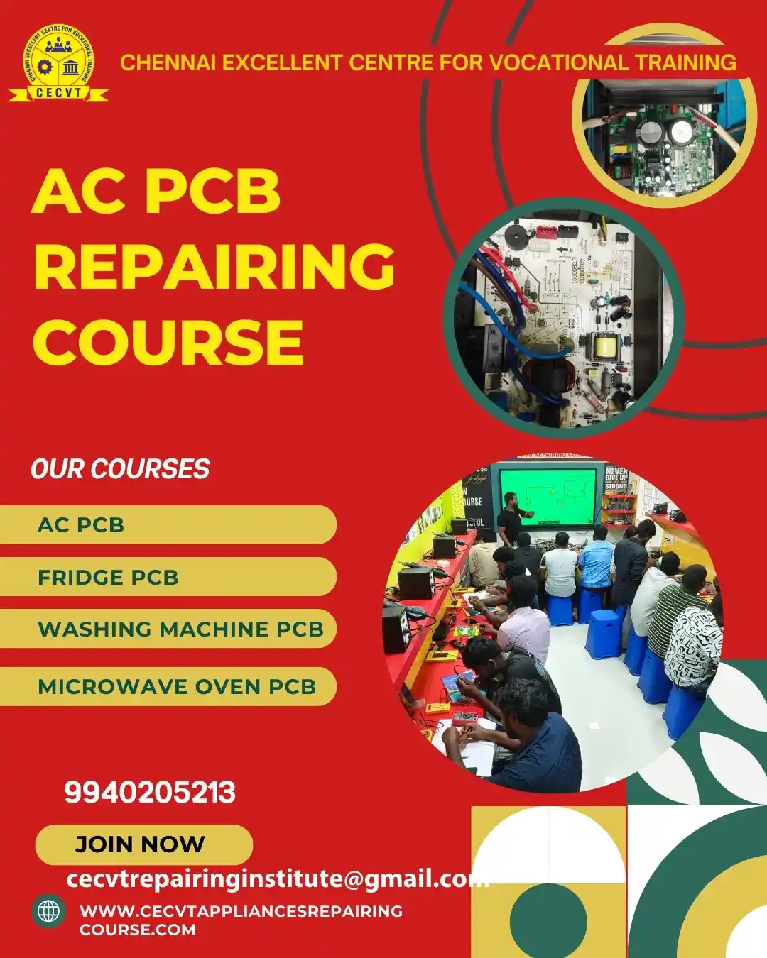 AC PCB Board Mechanic Course in Kolkata West Bengal