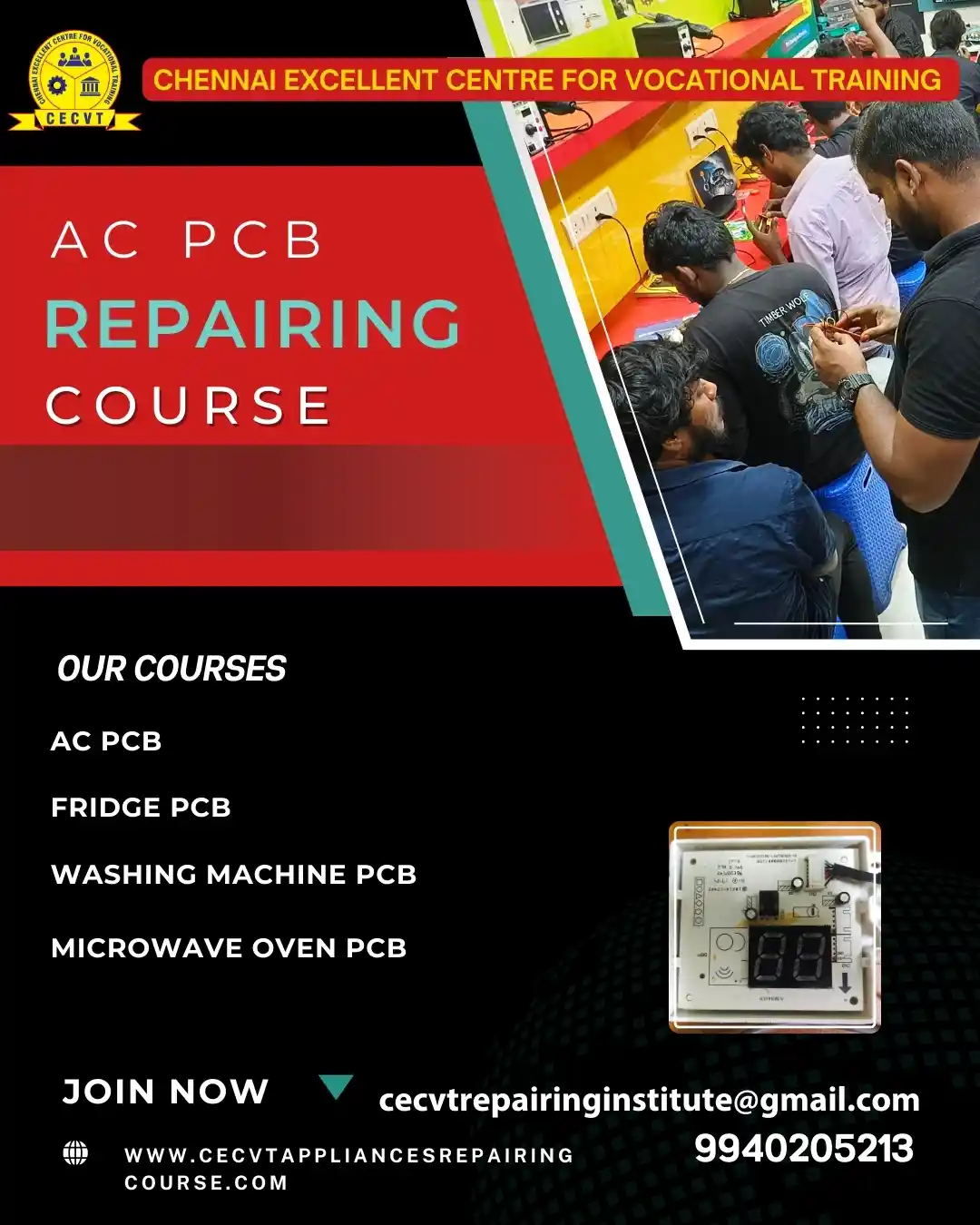 AC PCB Board Mechanic Course in Kolkata