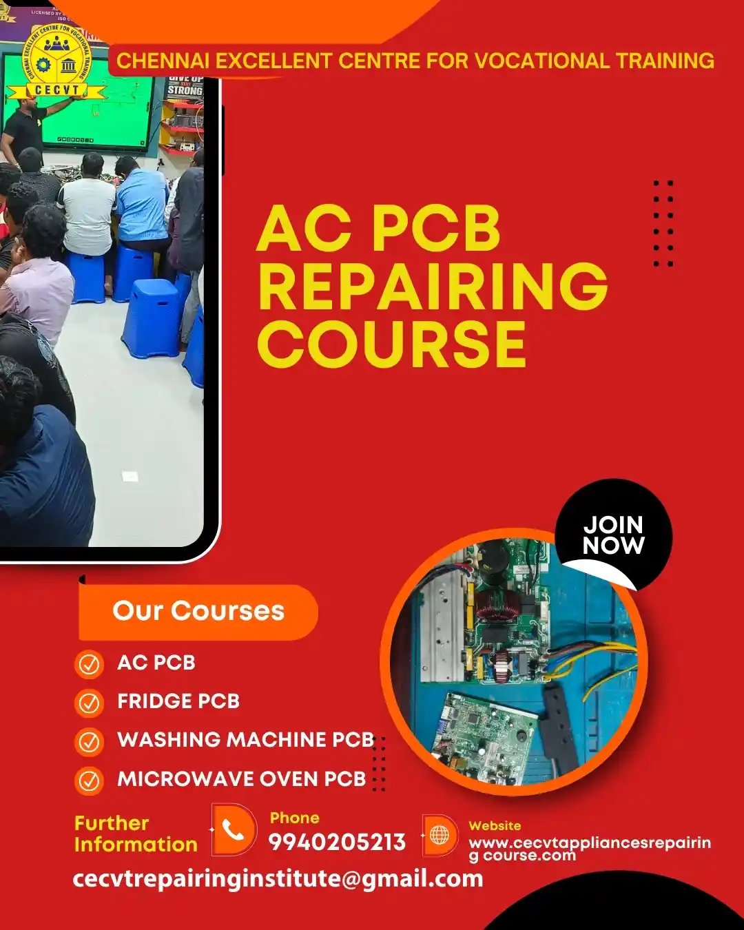 AC PCB Board Mechanic Course in Maldah