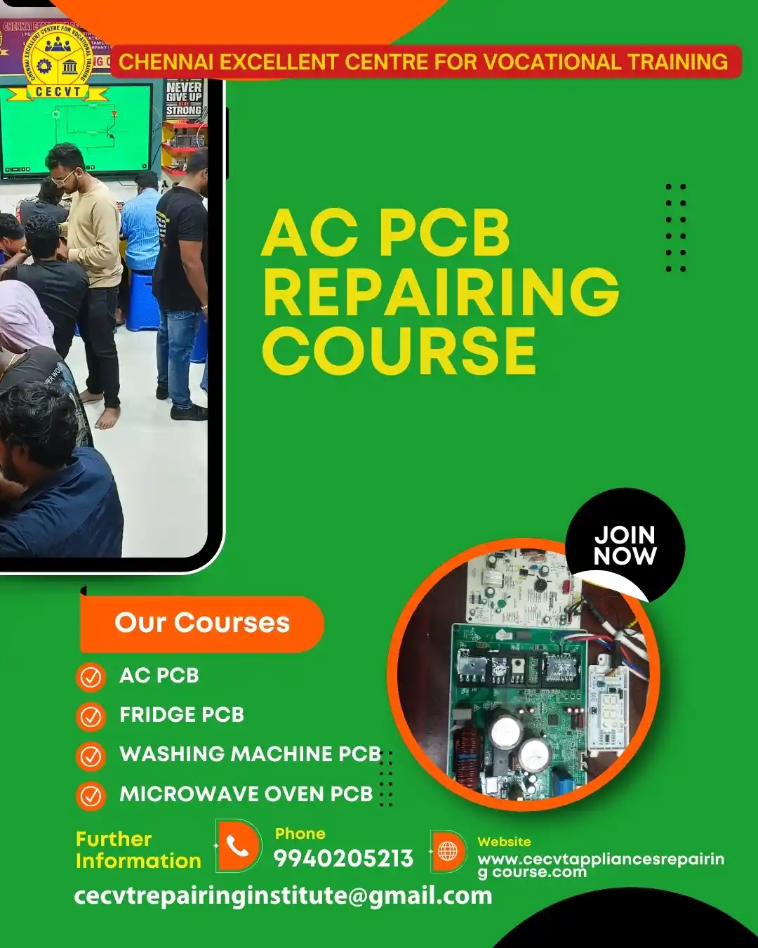 AC PCB Board Mechanic Course in Maldah