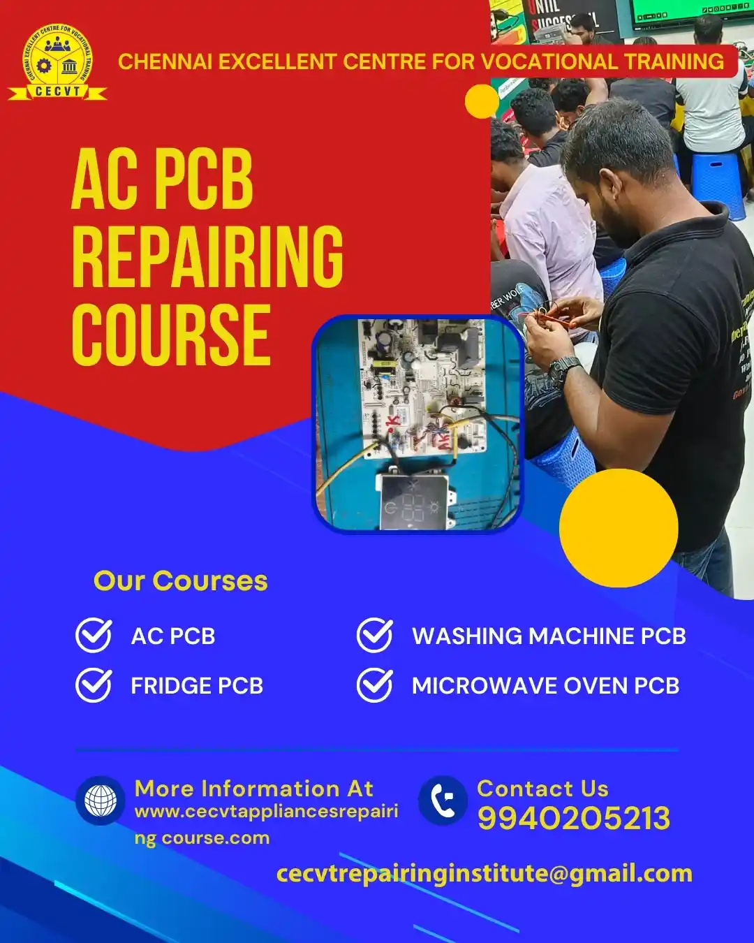 AC PCB Board Mechanic Course in Murshidabad West Bengal