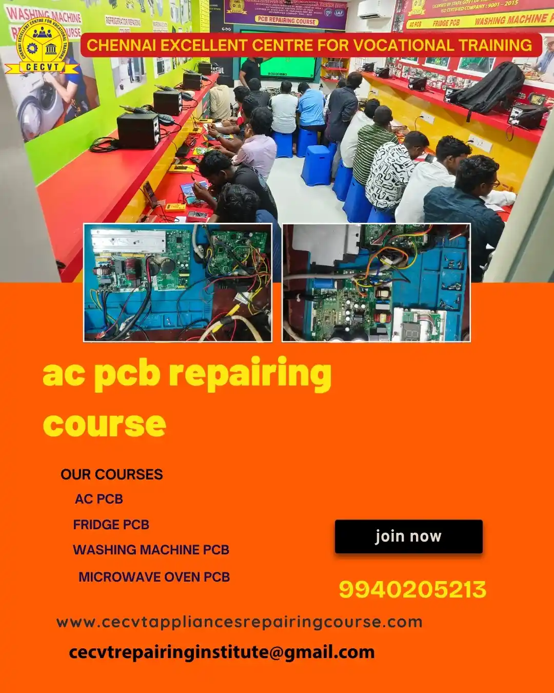 AC PCB Board Mechanic Course in Uttar Dinajpur West Bengal