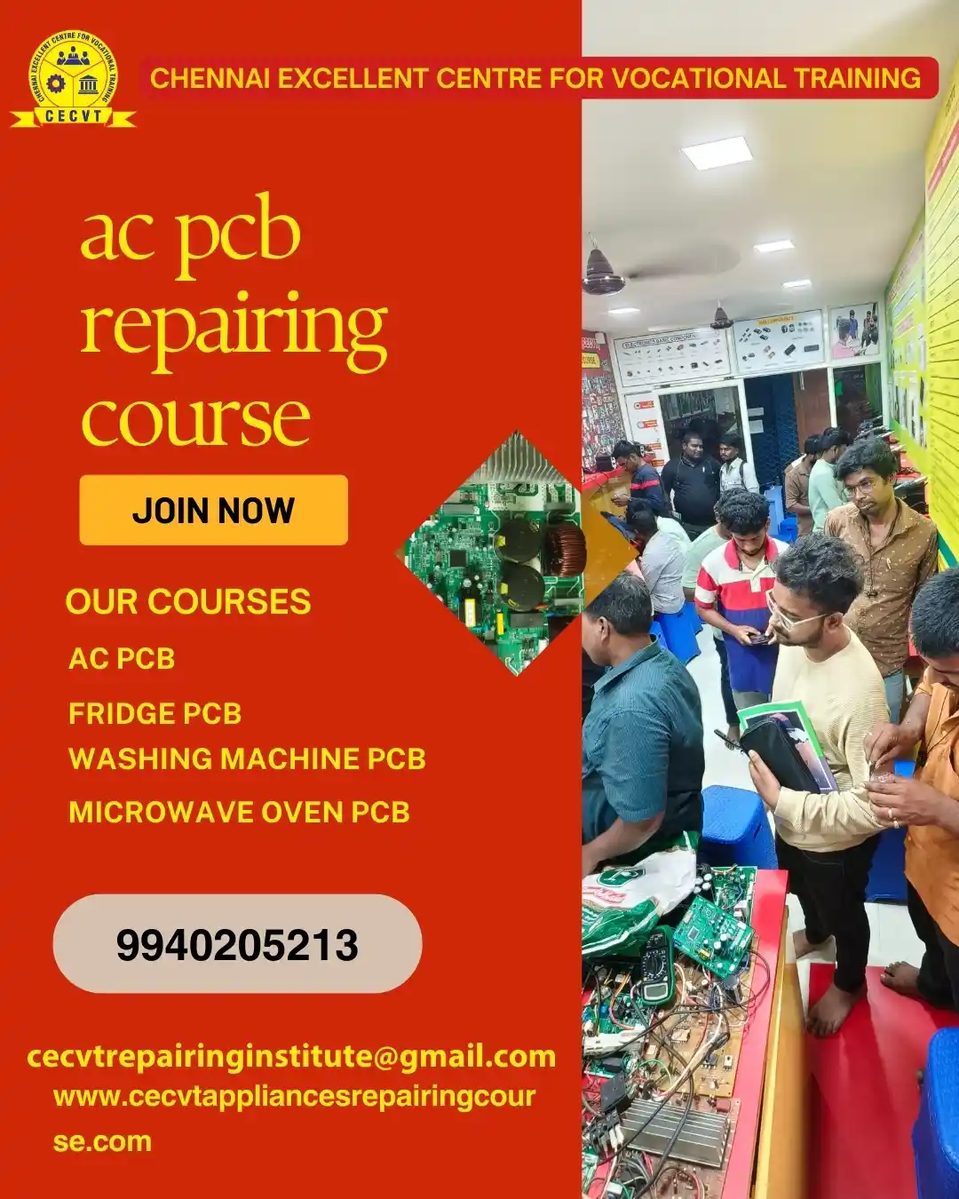 AC PCB Board Mechanic Course in Aligarh Uttar Pradesh