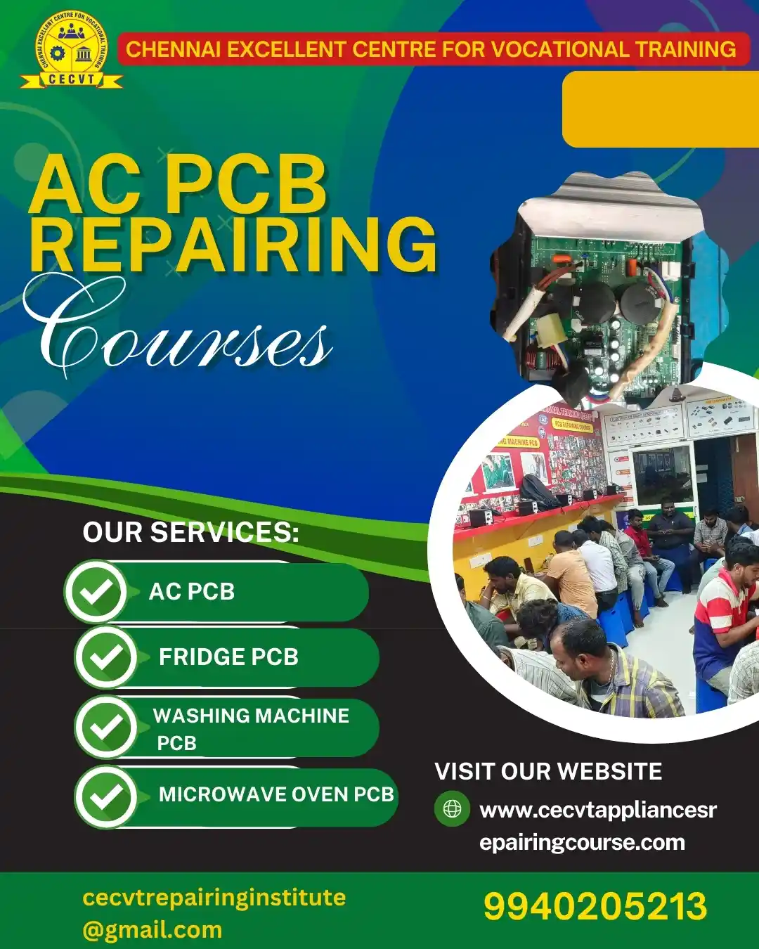 AC PCB Board Mechanic Course in Cuttack  Odisha