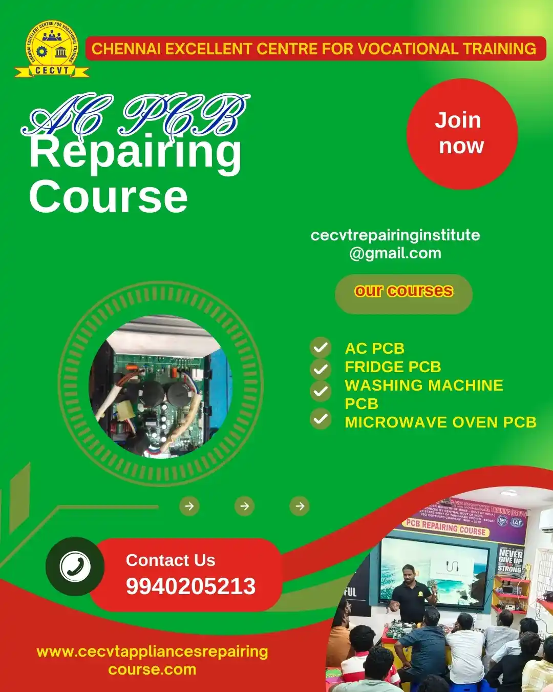 AC PCB Board Mechanic Course in Kalahandi  Odisha