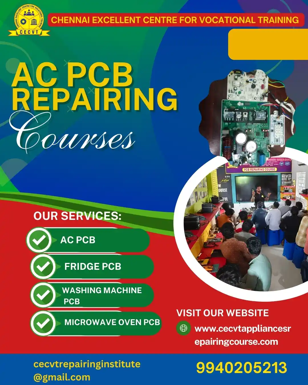 AC PCB Board Mechanic Course in Cuttack  Odisha