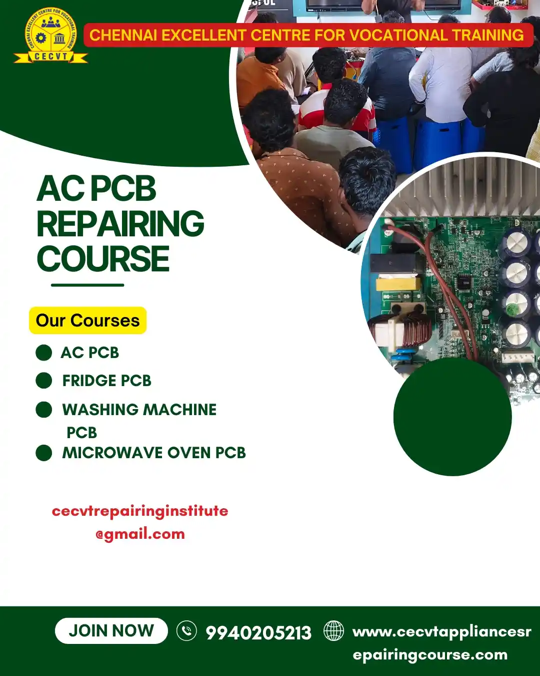 AC PCB Board Mechanic Course in Cuttack  Odisha