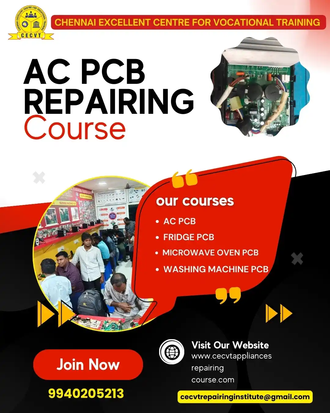 AC PCB Repairing Course in East Siang, Arunachal Pradesh