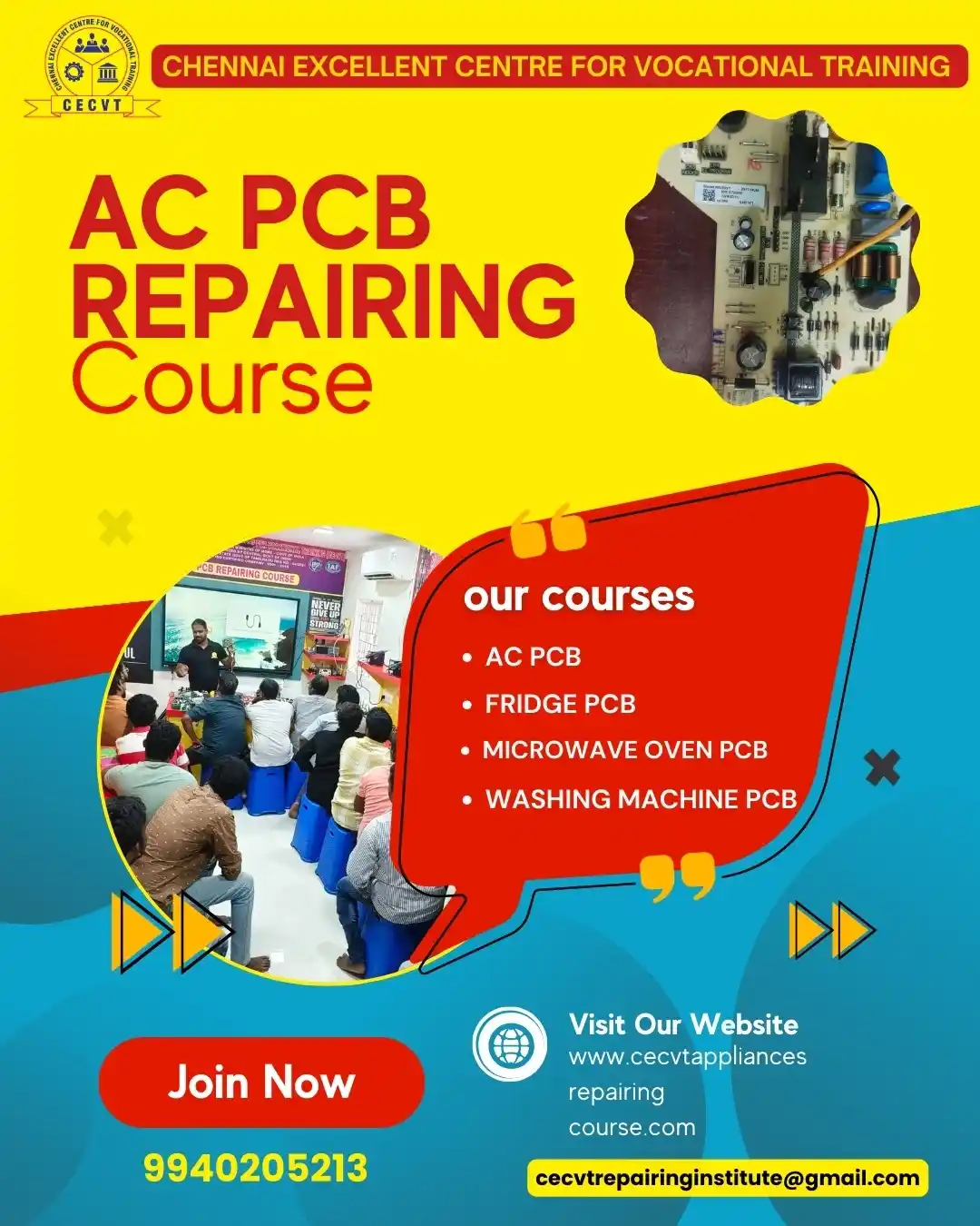 AC PCB Repairing Course in East Siang, Arunachal Pradesh