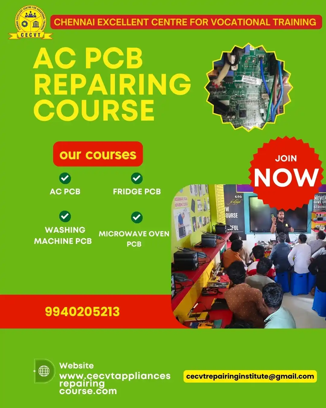AC PCB Repairing Course in Aurai