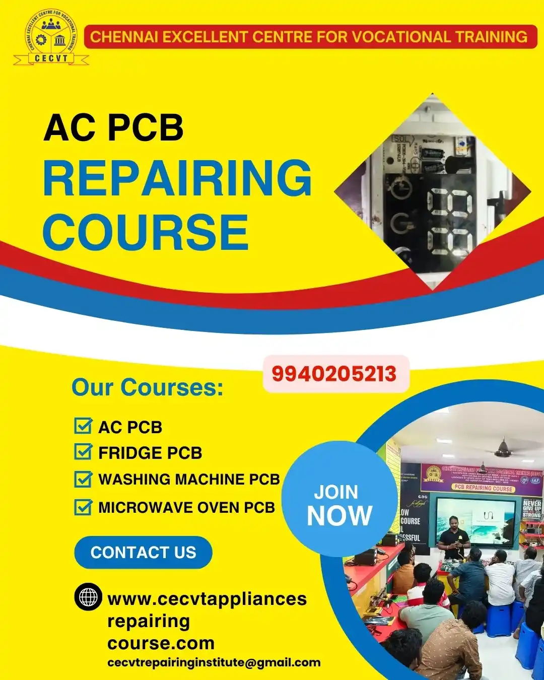 AC PCB Repairing Course in Aurai