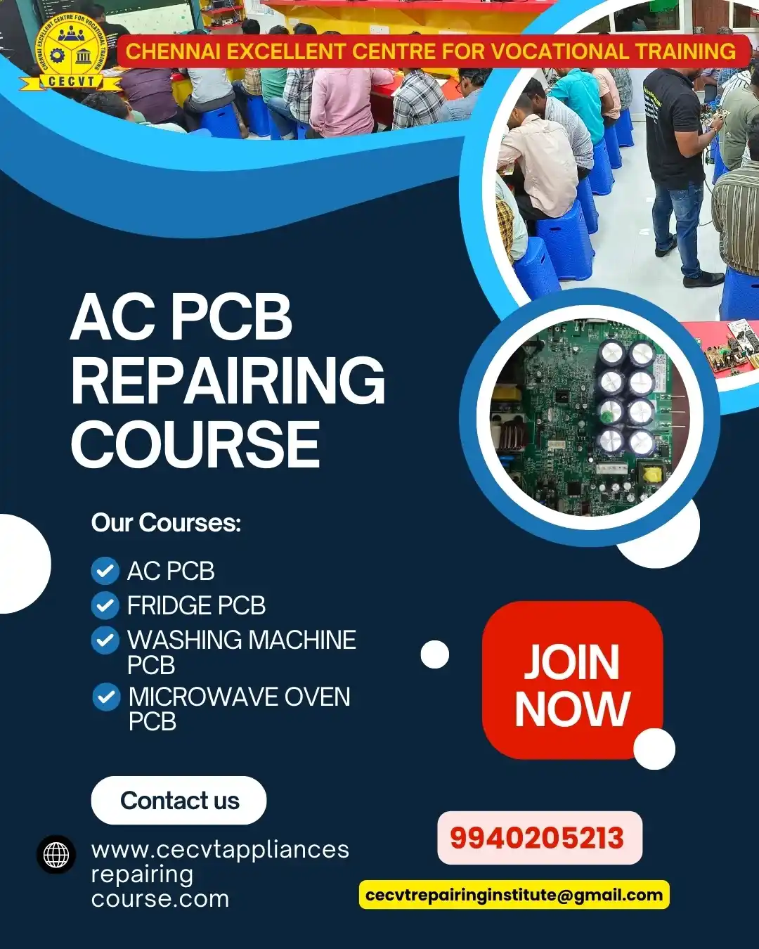 AC PCB Repairing Course in Auraiya