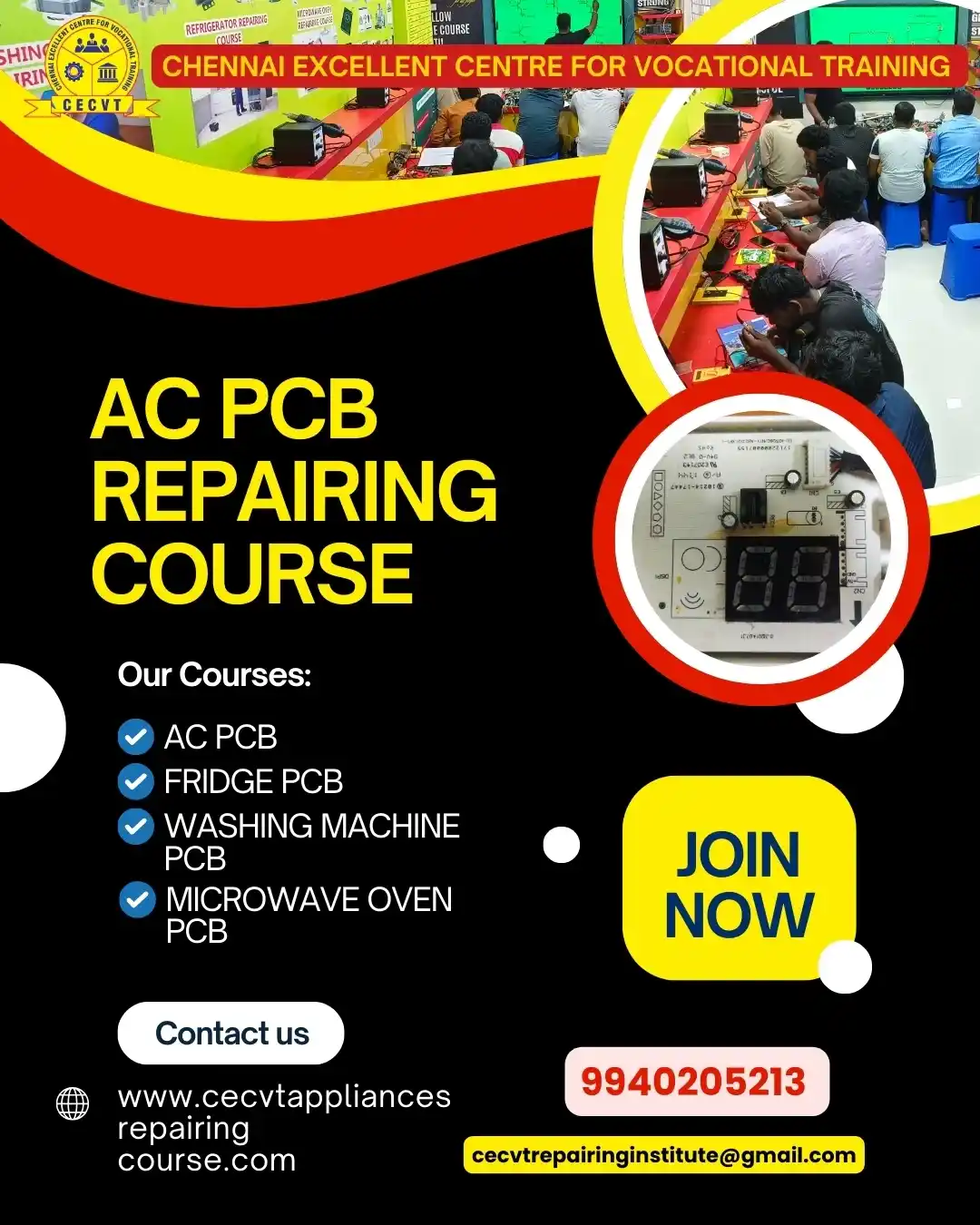 AC PCB Repairing Course in Auraiya