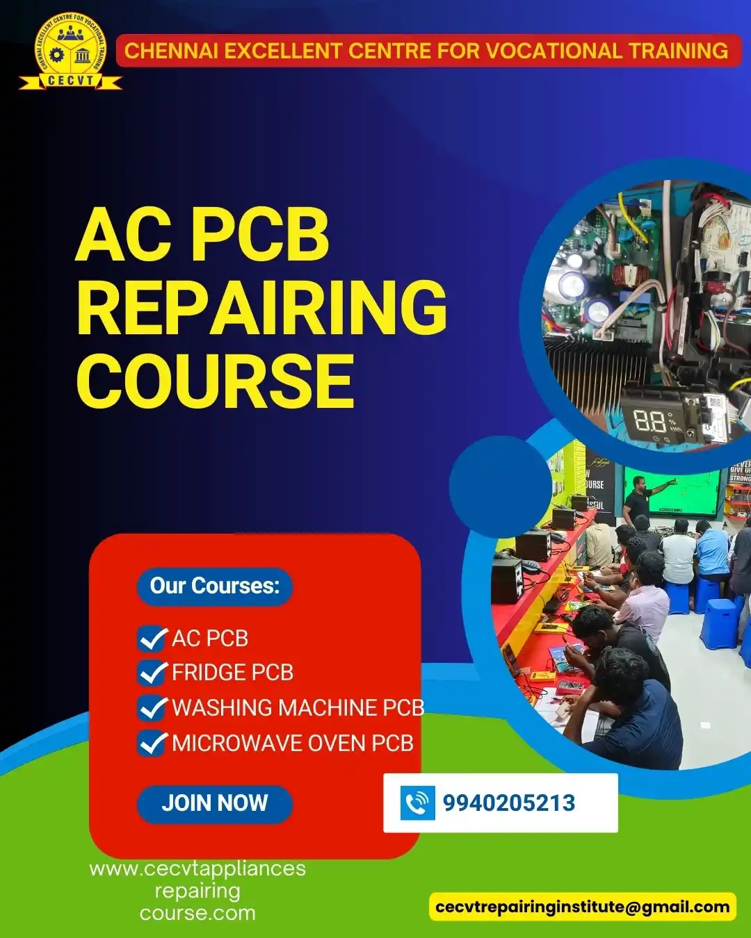 AC PCB Repairing Course in Azizpur