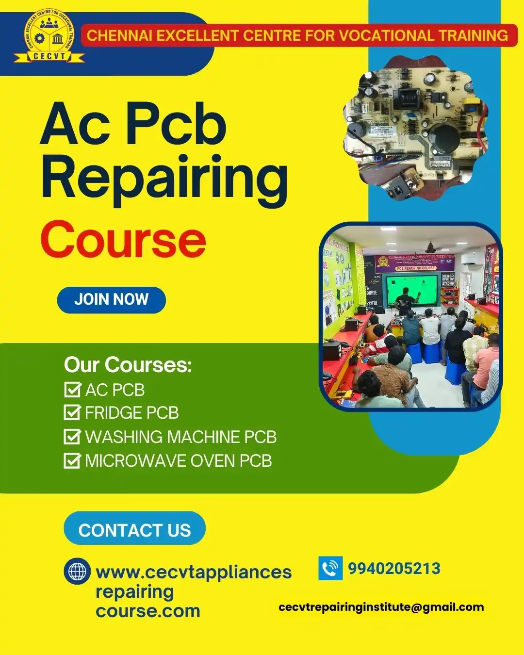 AC PCB Repairing Course in Lepa-Rada, Arunachal Pradesh