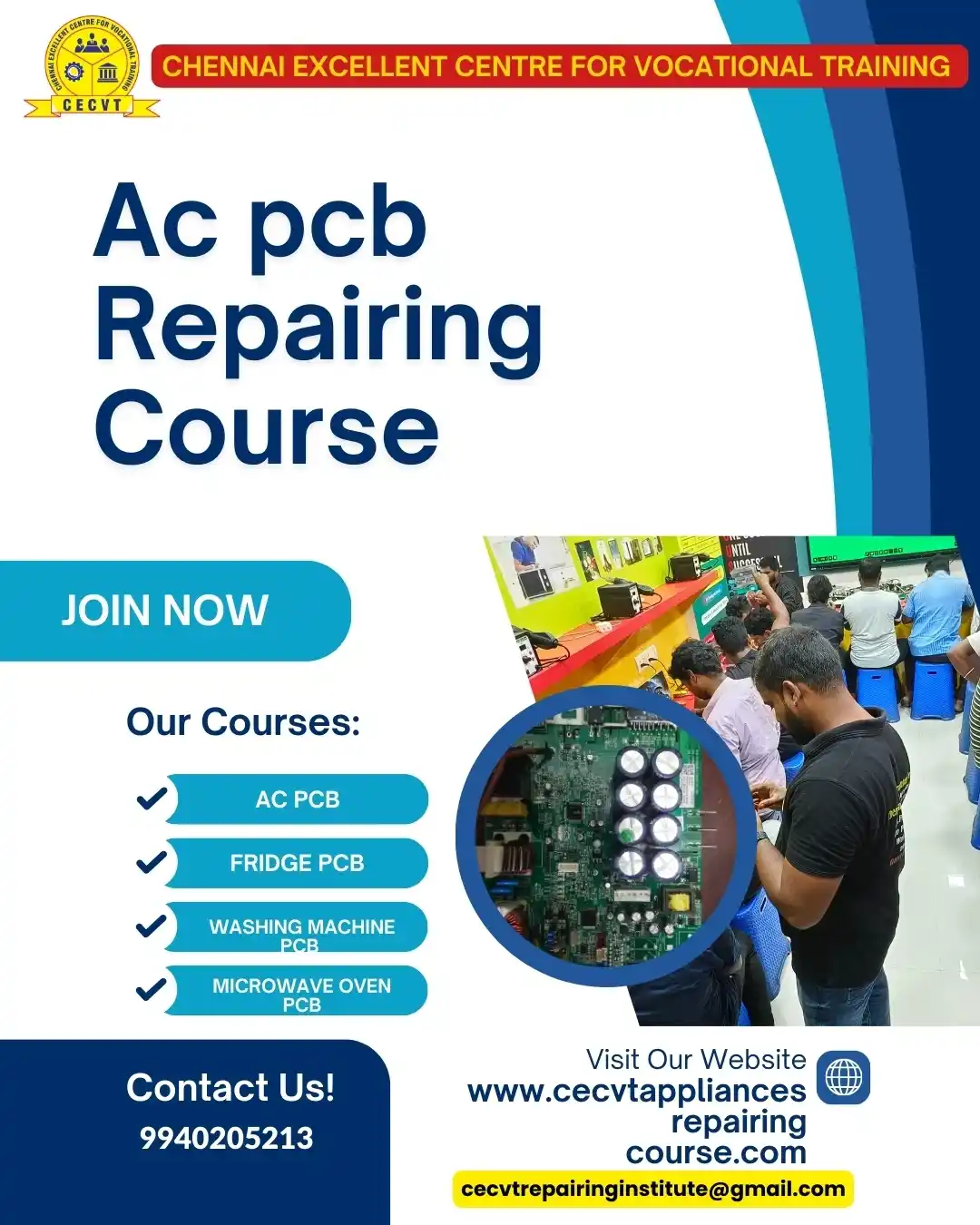 AC PCB Repairing Course in Babarpur Ajitmal
