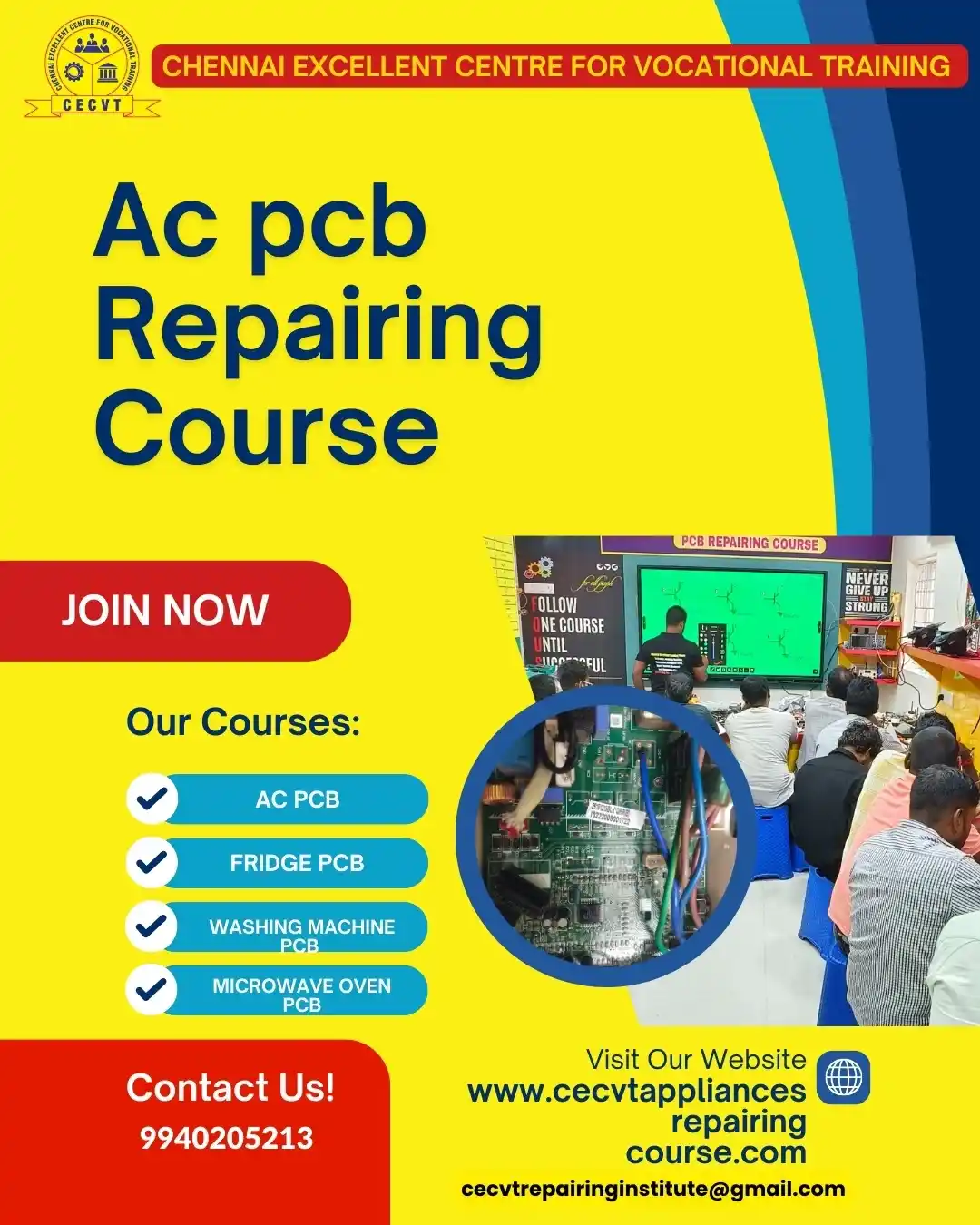 AC PCB Repairing Course in Babarpur Ajitmal
