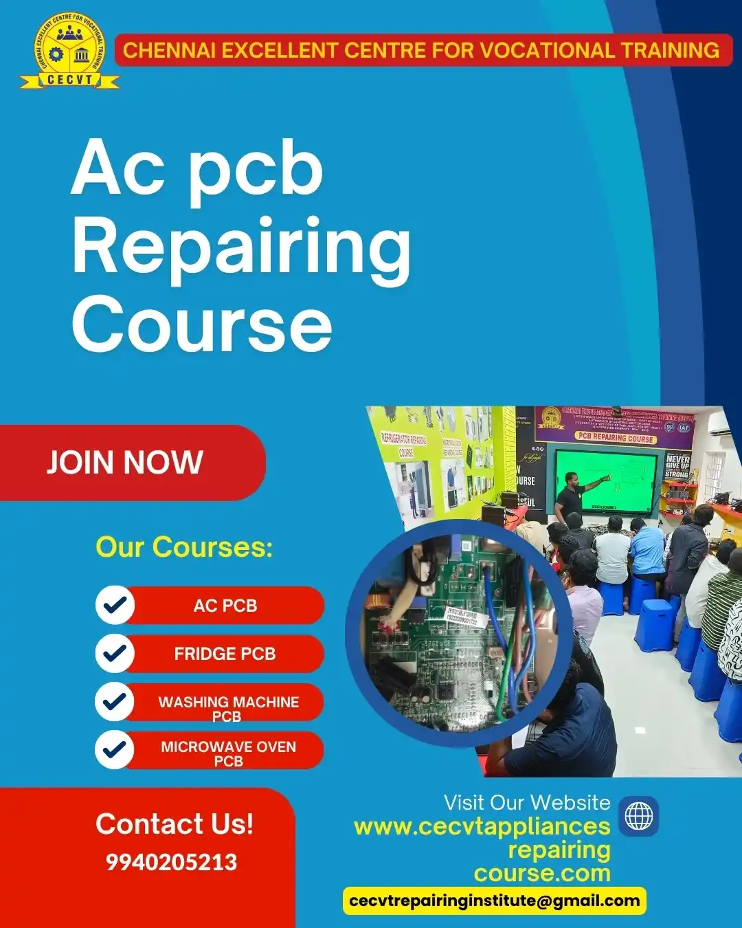 AC PCB Repairing Course in Longding, Arunachal Pradesh
