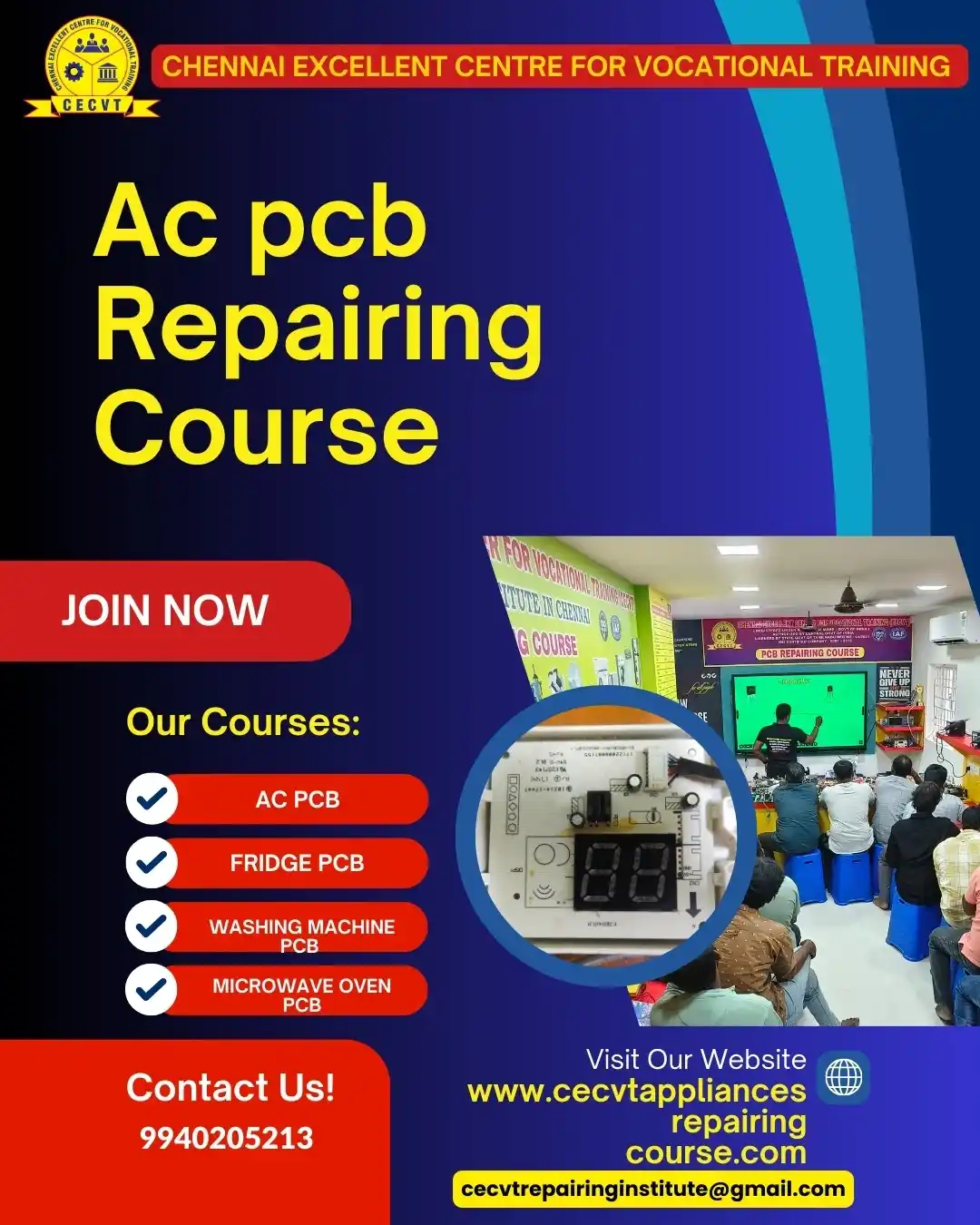 AC PCB Repairing Course in Bachhraon