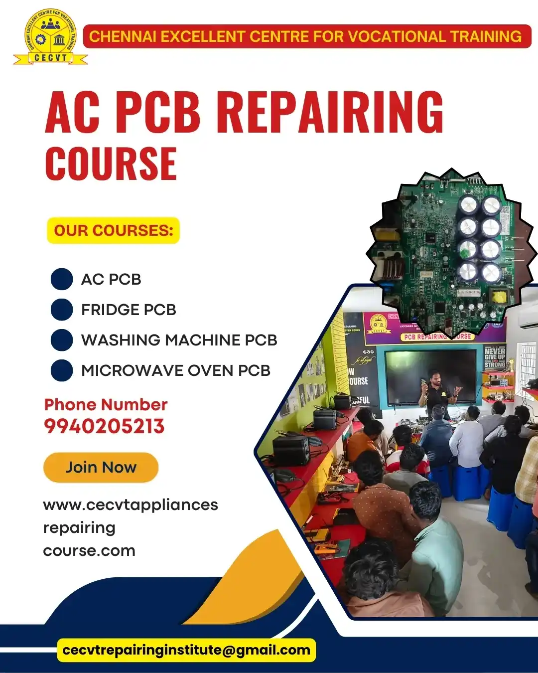 AC PCB Repairing Course in Bah