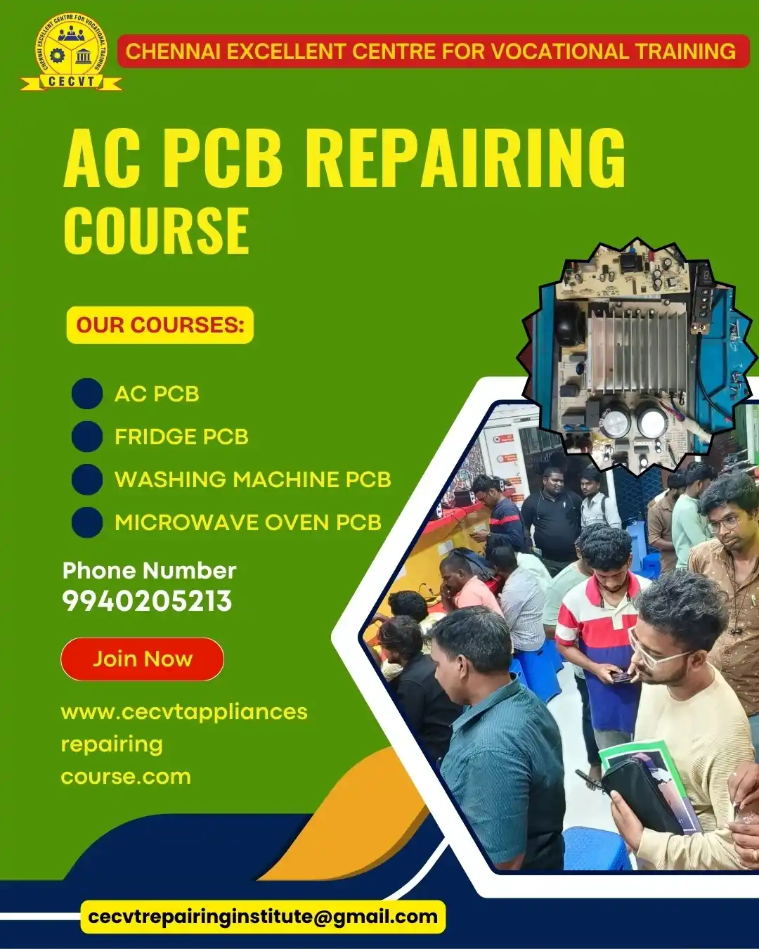 AC PCB Repairing Course in Lower Subansiri, Arunachal Pradesh