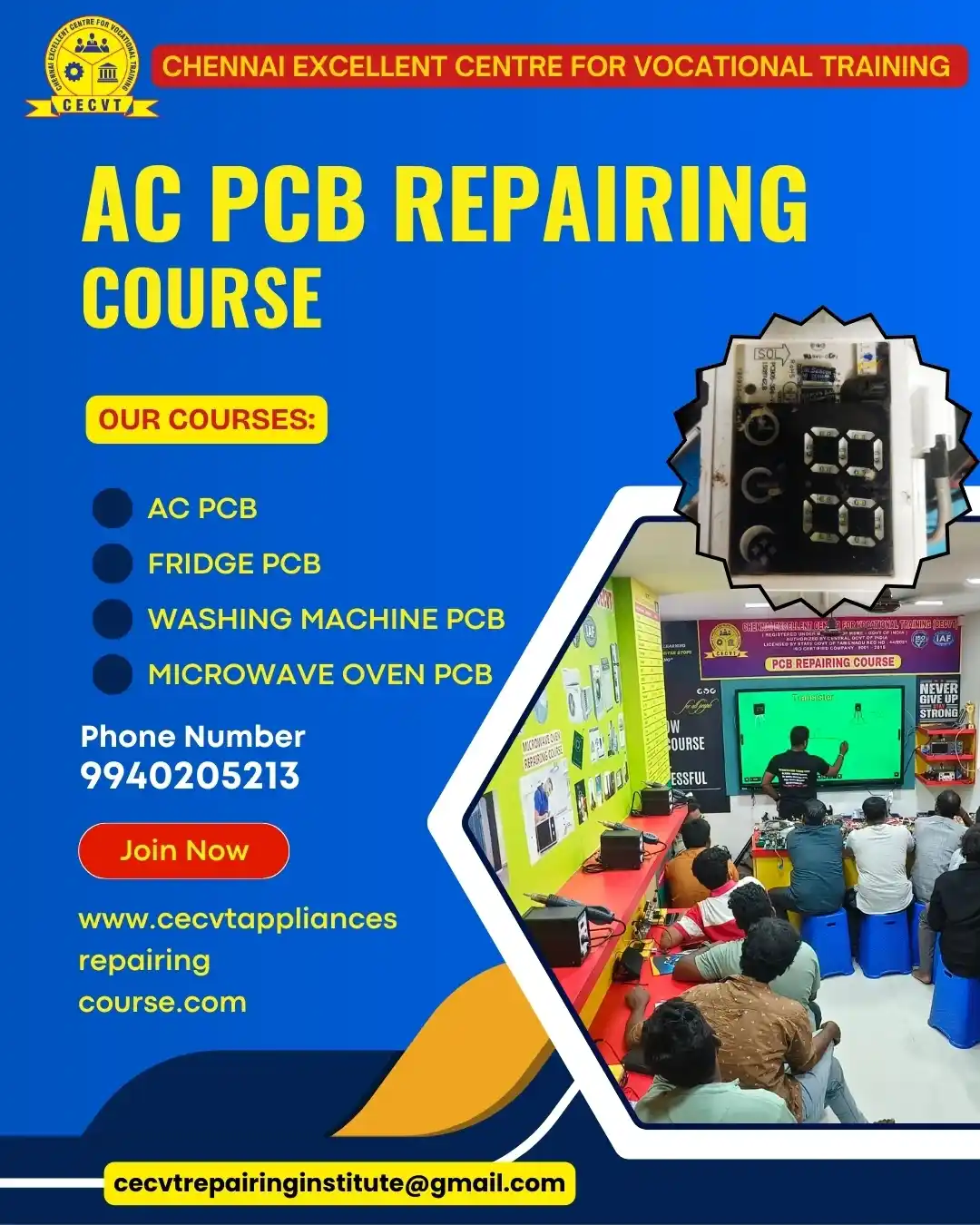 AC PCB Repairing Course in Lower Subansiri, Arunachal Pradesh
