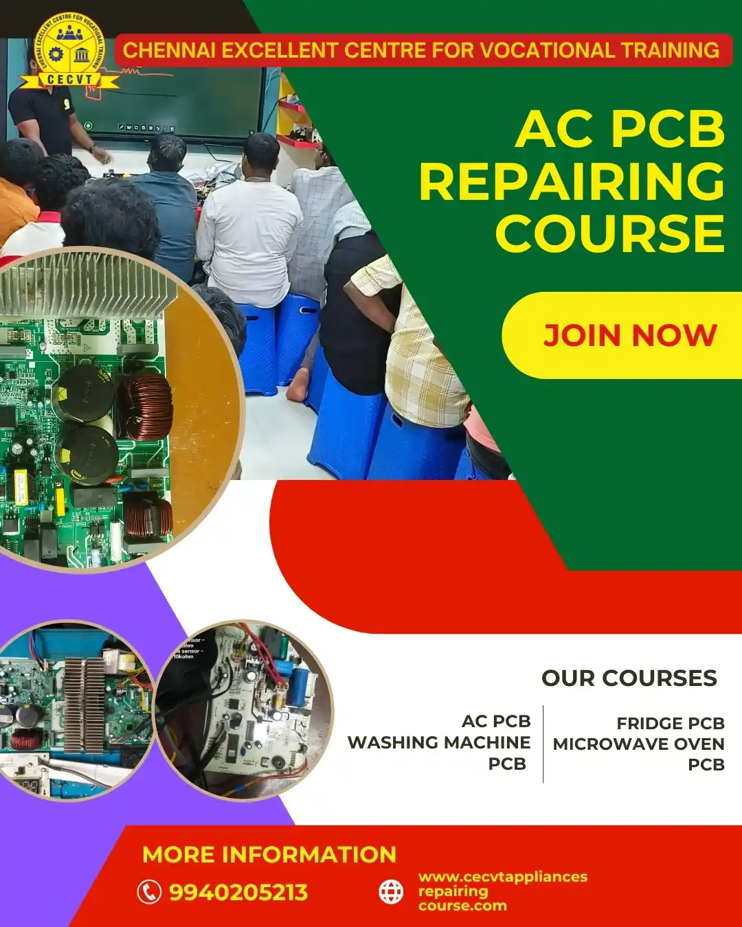 AC PCB Repairing Course in Namsai, Arunachal Pradesh