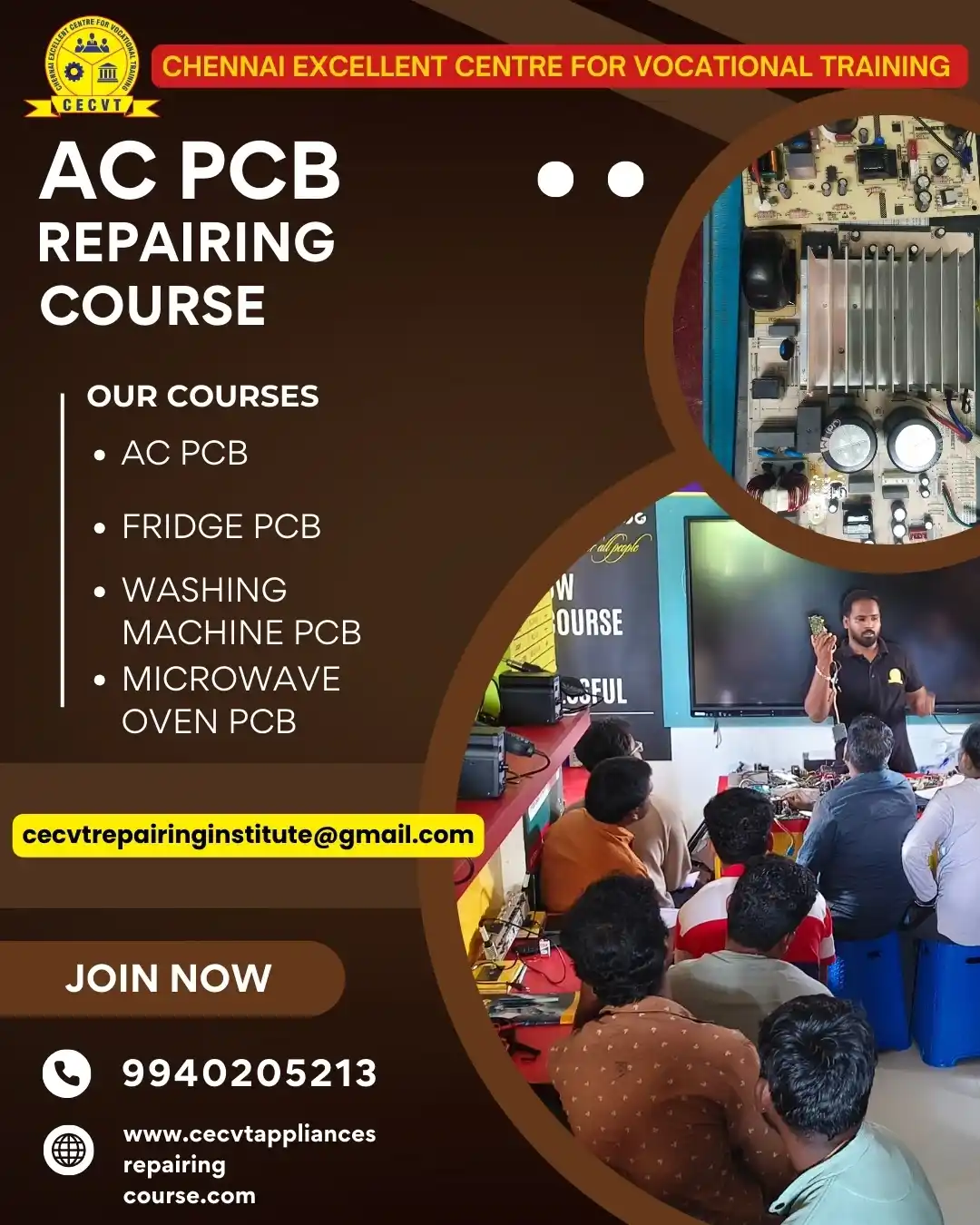 AC PCB Repairing Course in Namsai, Arunachal Pradesh