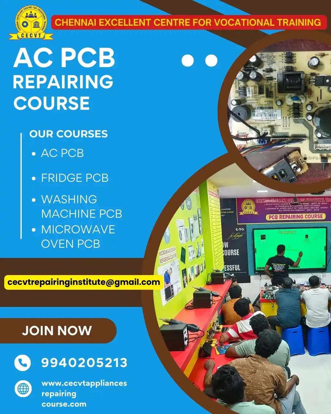 AC PCB Repairing Course in Namsai, Arunachal Pradesh