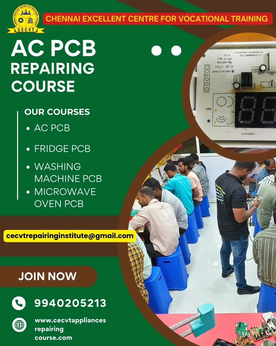 AC PCB Repairing Course in Namsai, Arunachal Pradesh