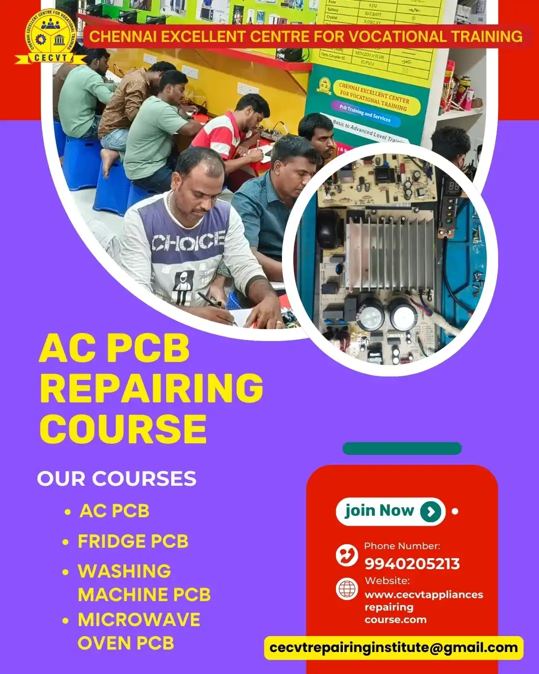AC PCB Repairing Course in Pakke-Kessang, Arunachal Pradesh