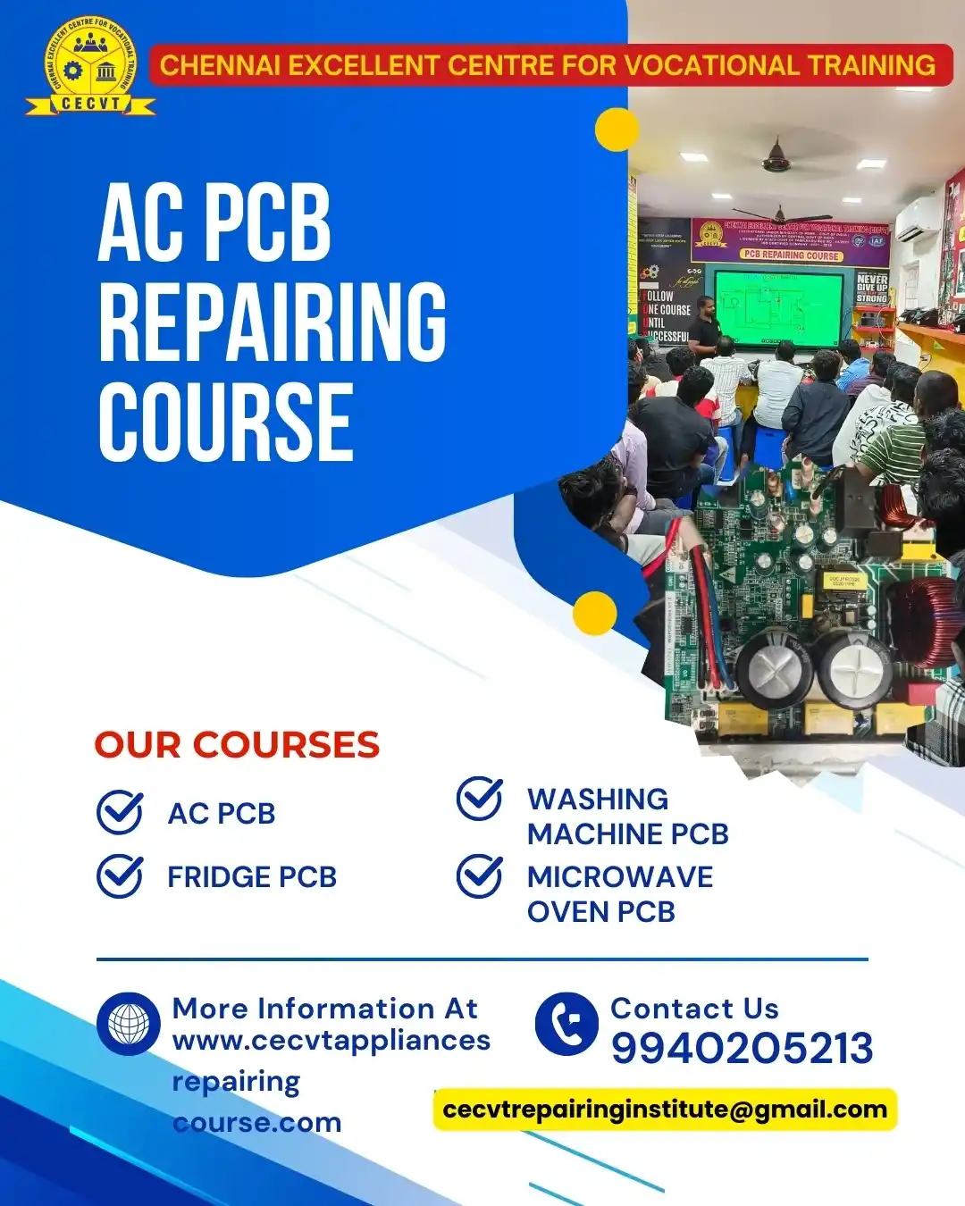 AC PCB Repairing Course in Papum Pare, Arunachal Pradesh