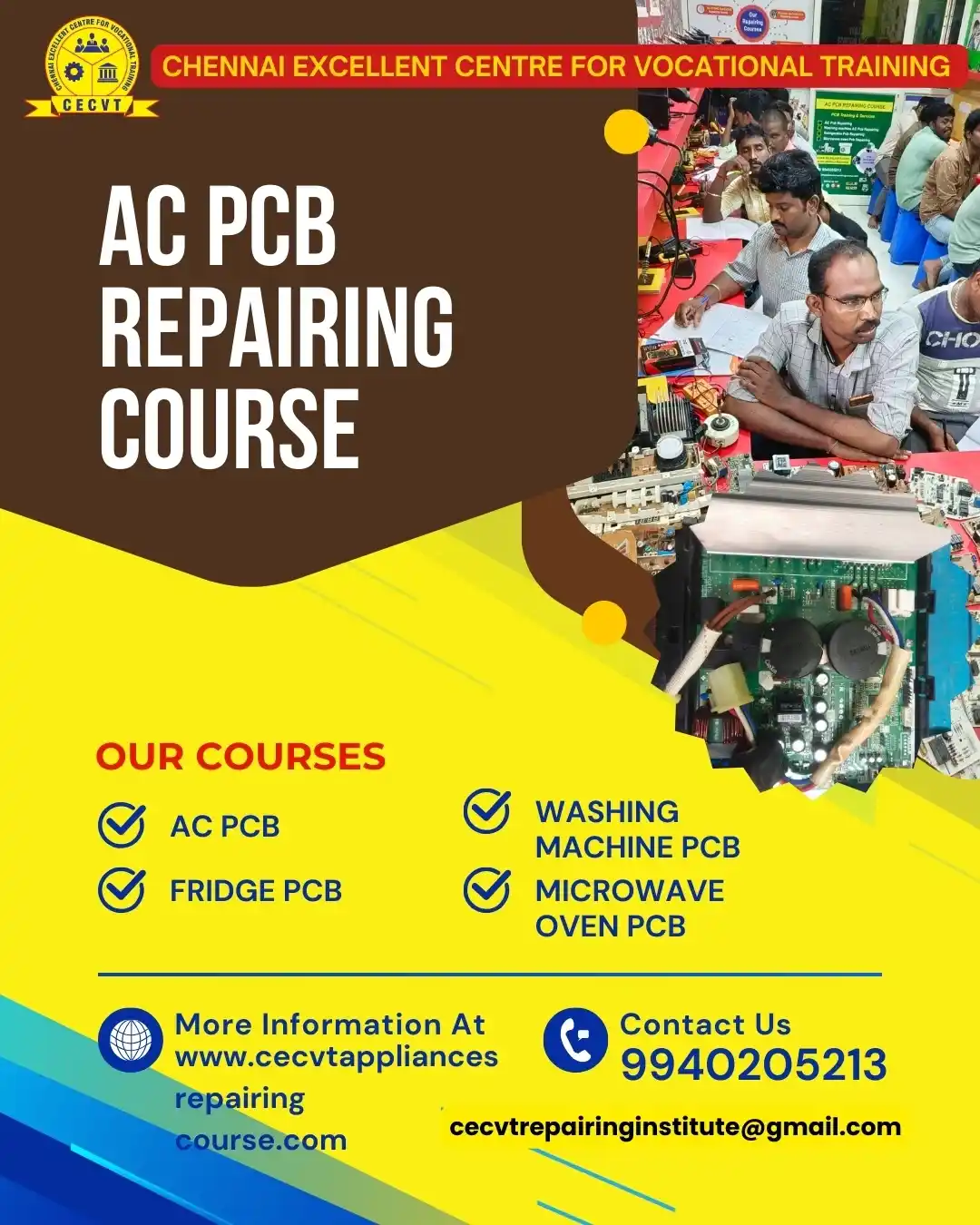 AC PCB Repairing Course in Papum Pare, Arunachal Pradesh