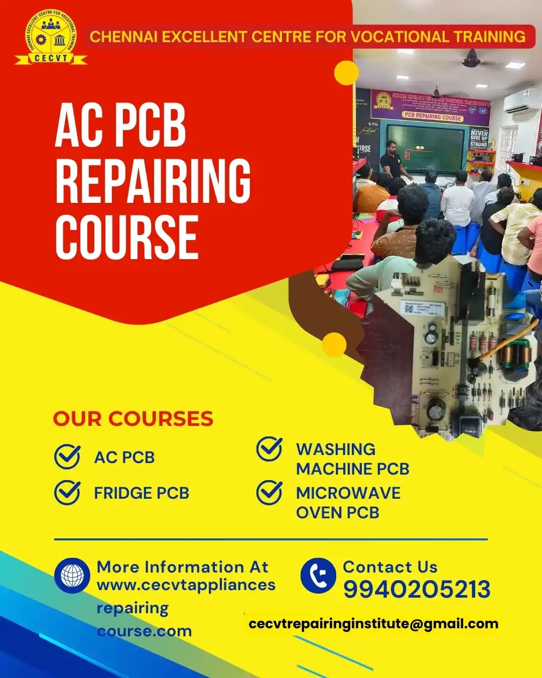AC PCB Repairing Course in Papum Pare, Arunachal Pradesh