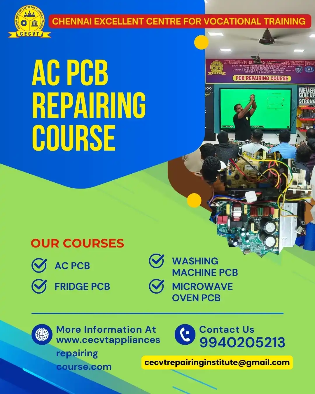 AC PCB Repairing Course in Papum Pare, Arunachal Pradesh