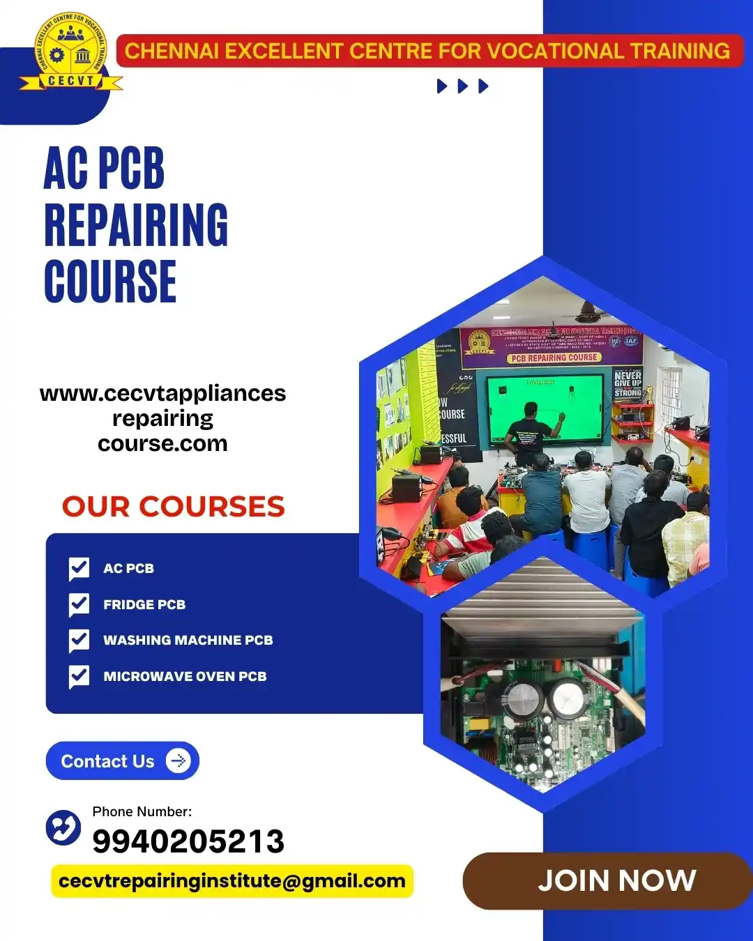 AC PCB Repairing Course in Shi-Yomi, Arunachal Pradesh