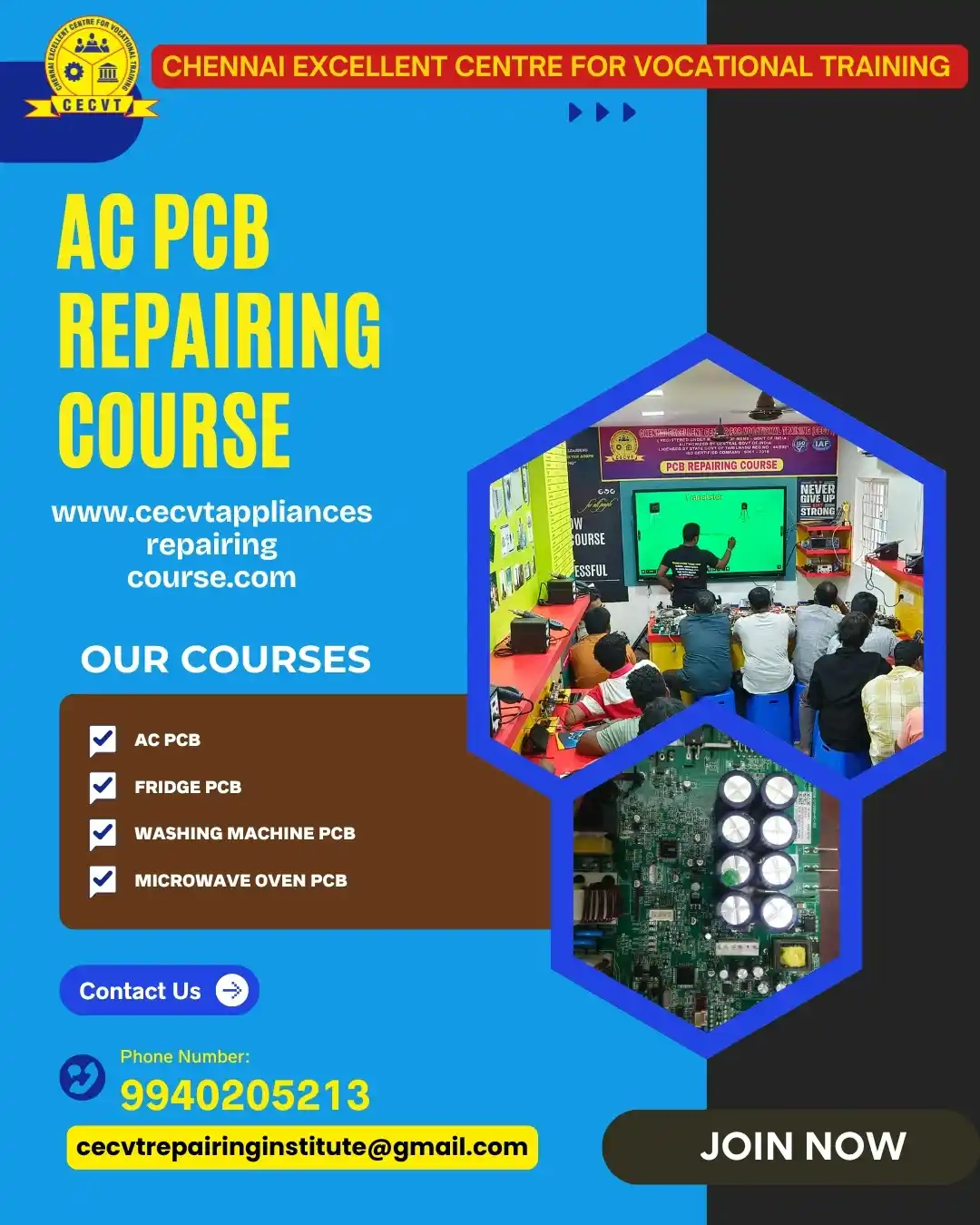 AC PCB Repairing Course in Shi-Yomi, Arunachal Pradesh