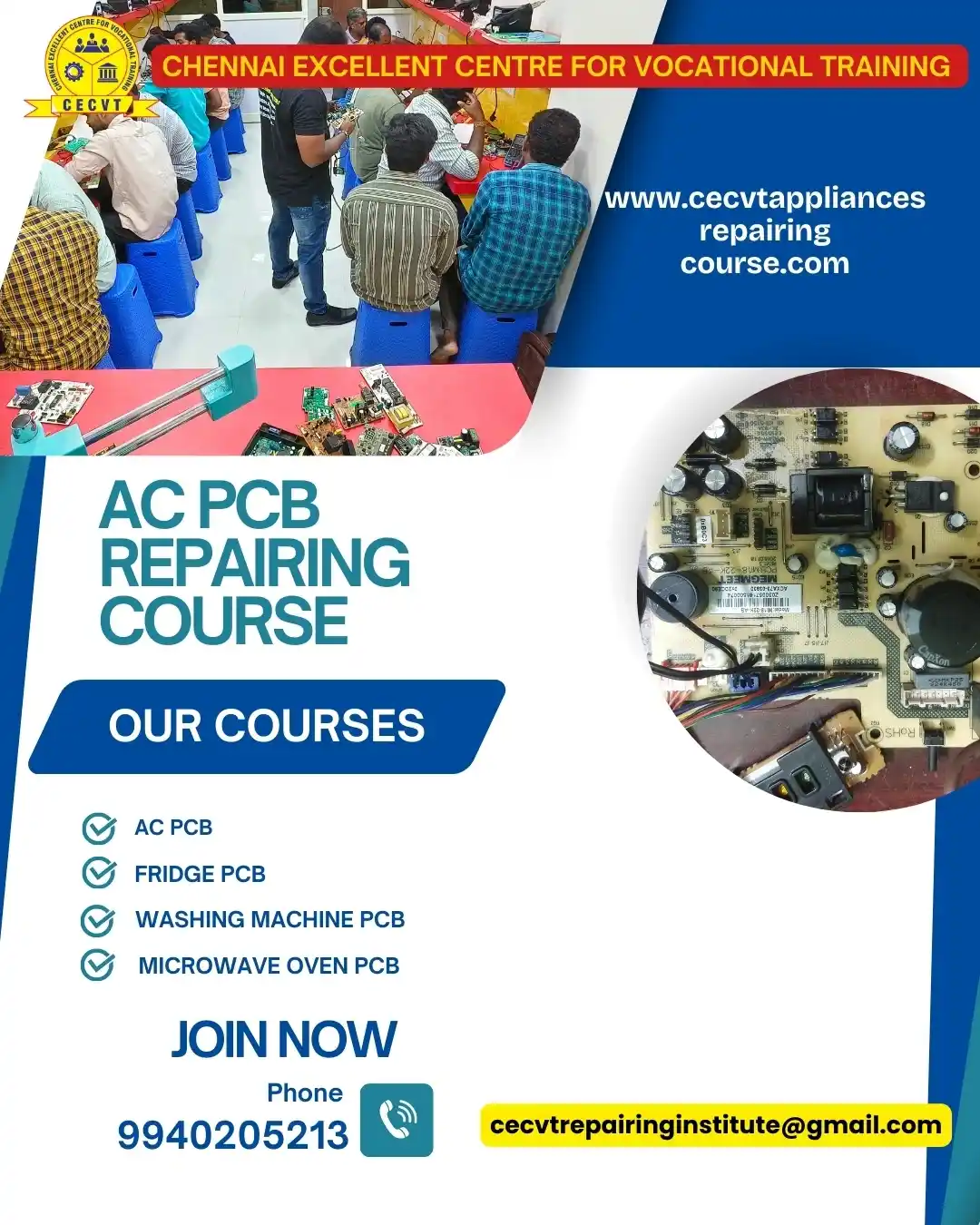 AC PCB Repairing Course in Shi-Yomi, Arunachal Pradesh