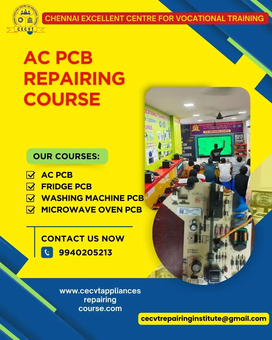 AC PCB Repairing Course in Siang, Arunachal Pradesh