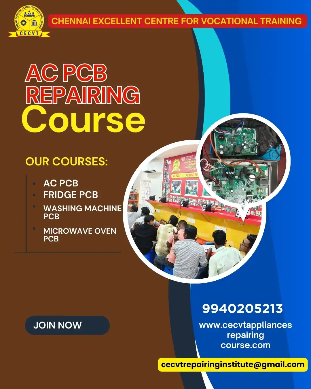 AC PCB Repairing Course in Tirap, Arunachal Pradesh