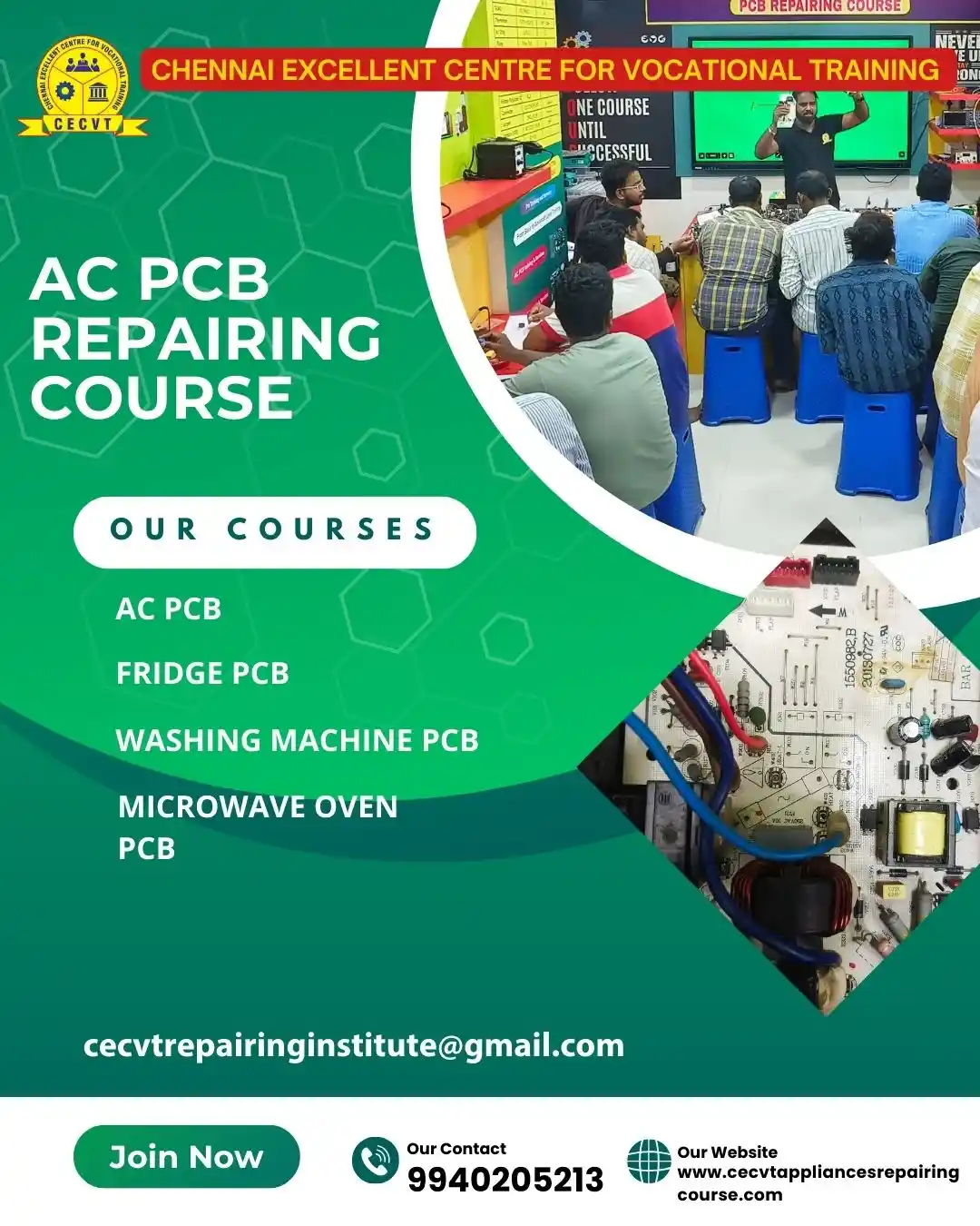 AC PCB Board Mechanic Course in Aligarh Uttar Pradesh