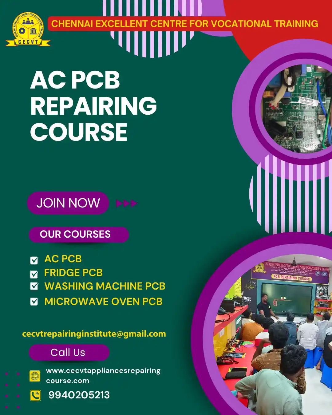 AC PCB Board Mechanic Course in Ambedkar Nagar Uttar Pradesh