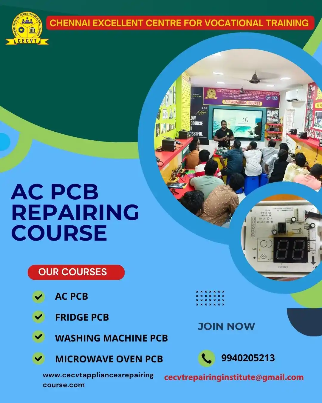 AC PCB Board Mechanic Course in Amroha Uttar Pradesh