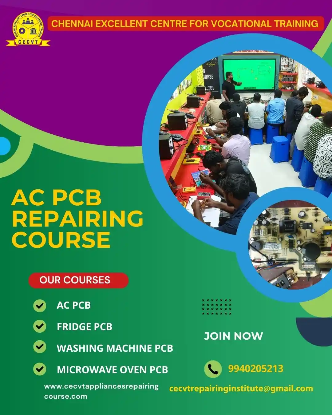 AC PCB Board Mechanic Course in Amroha Uttar Pradesh